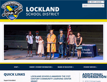 Tablet Screenshot of locklandschools.org